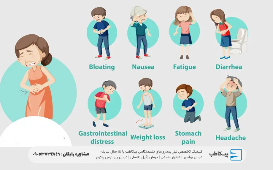 عوارض بیماری سلیاک