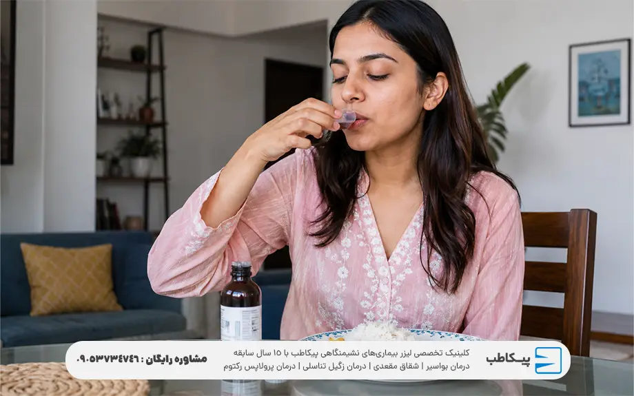 شربت لاکتولوز برای چیست؟ 5 شربت لاکتولوز را بعد غذا مصرف کنیم یا قبل غذا