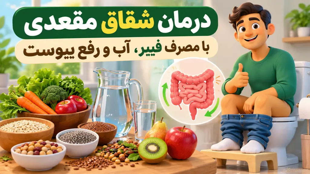 درمان شقاق مقعدی؛ بهترین روشهای خانگی، دارویی و درمان تخصصی فیشر 2 درمان شقاق با مصرف فیبر، آب و رفع یبوست